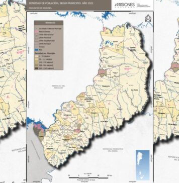 Densidad de población por municipio