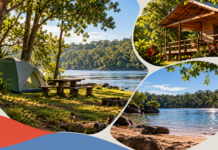 Mapa de campings, cabañas, complejos, clubes y balnearios de Misiones